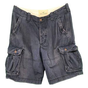 Hollister Shorts Mens Size 33 Blue Distressed